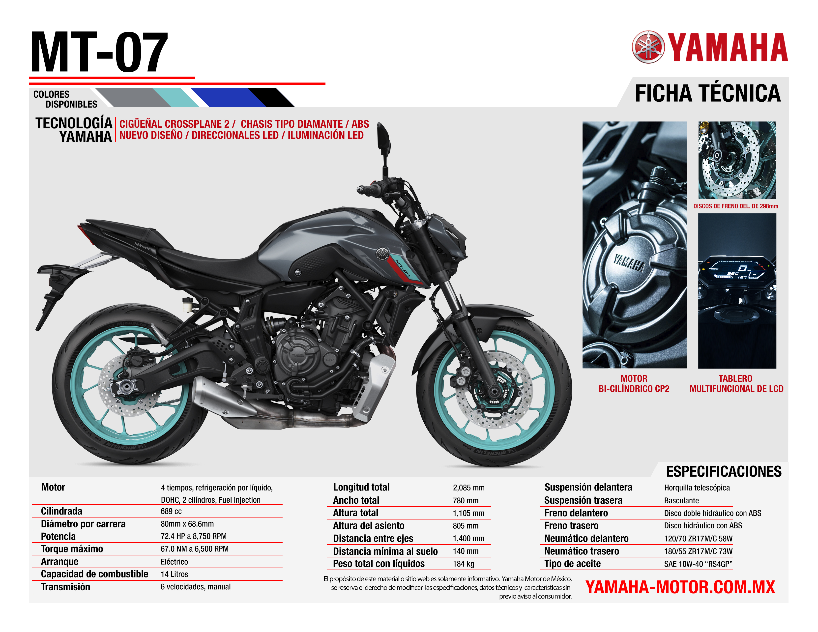 MT-07  Yamaha Motor México