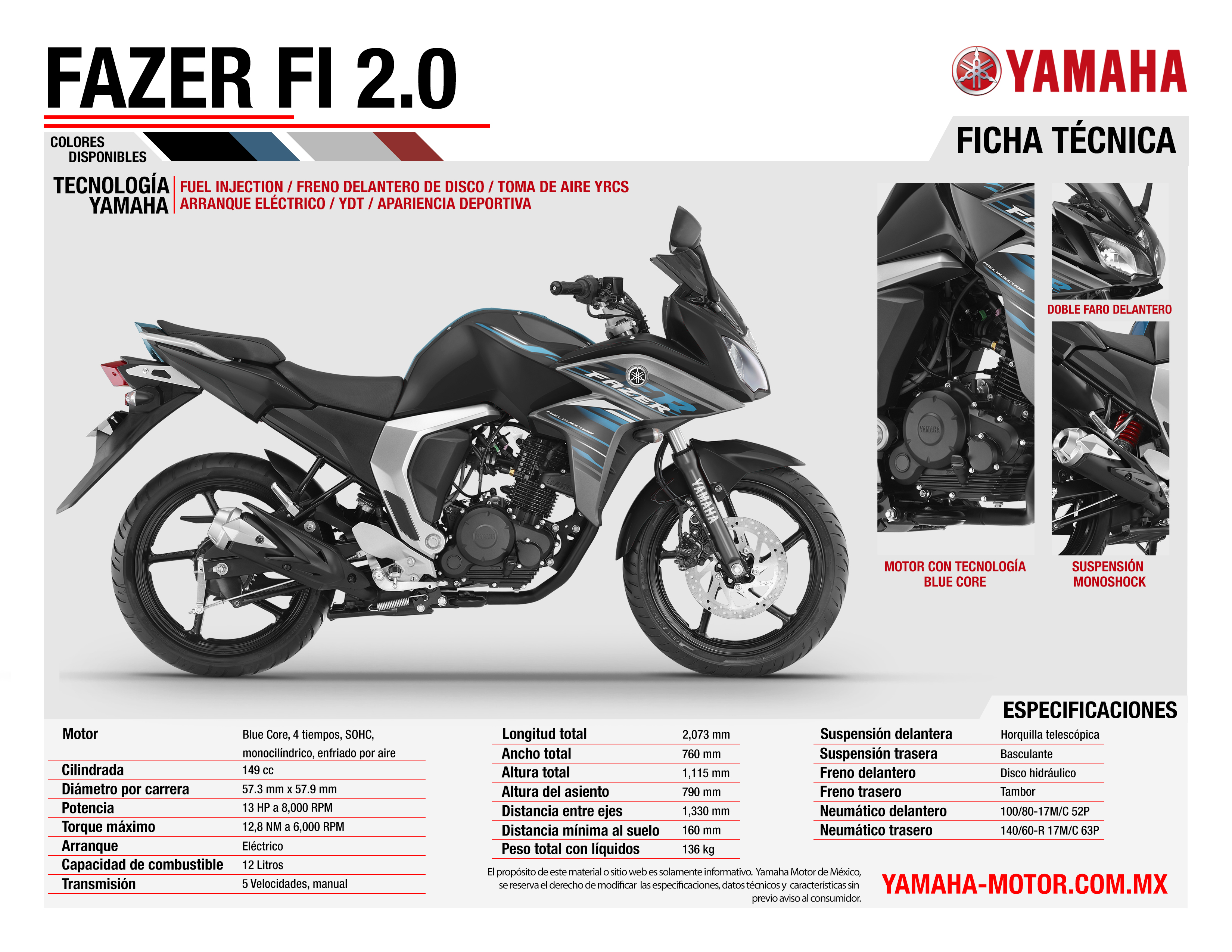 Fazer16 FI  - 2022 | Yamaha Motor México