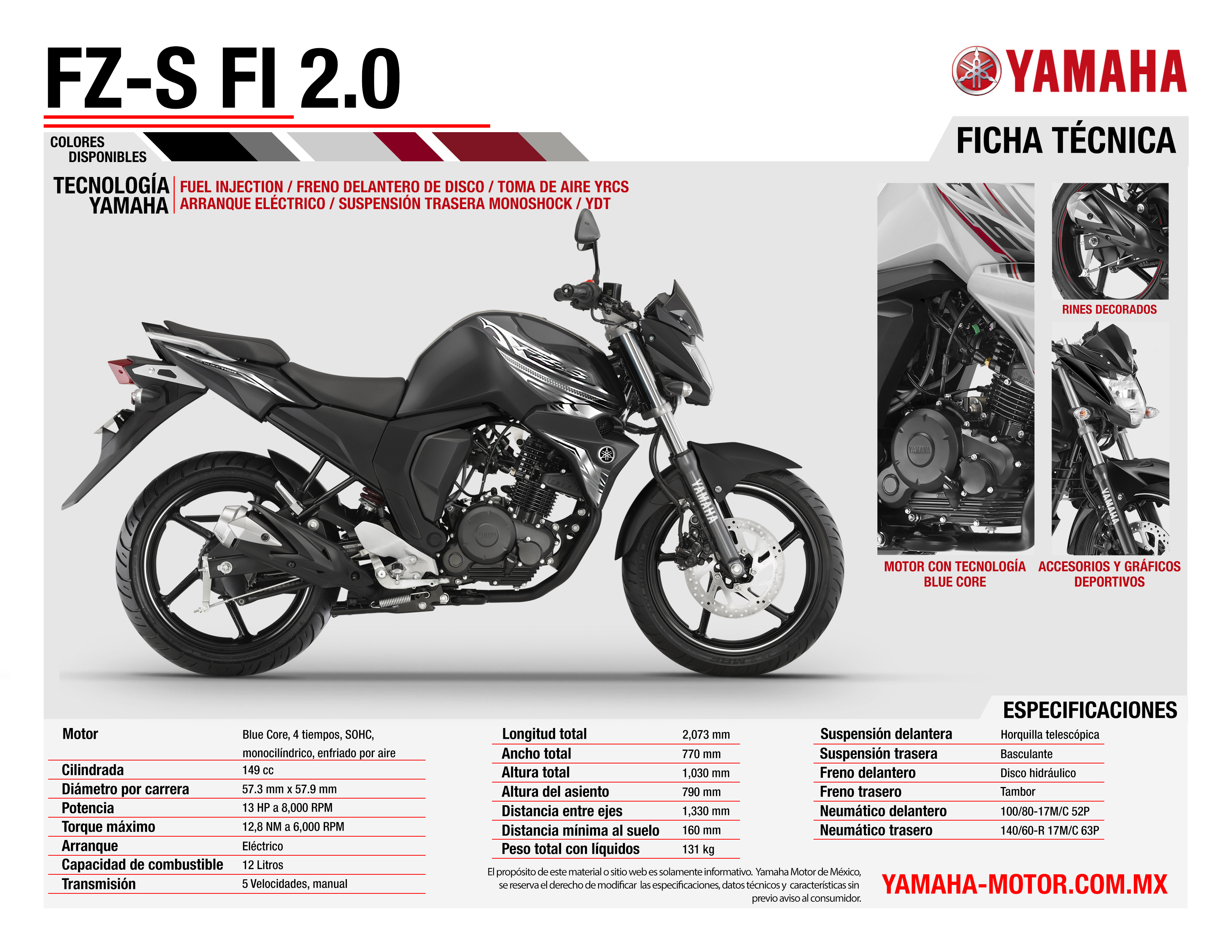grado agrio Fraseología FZ-S FI 2.0 | Yamaha Motor México