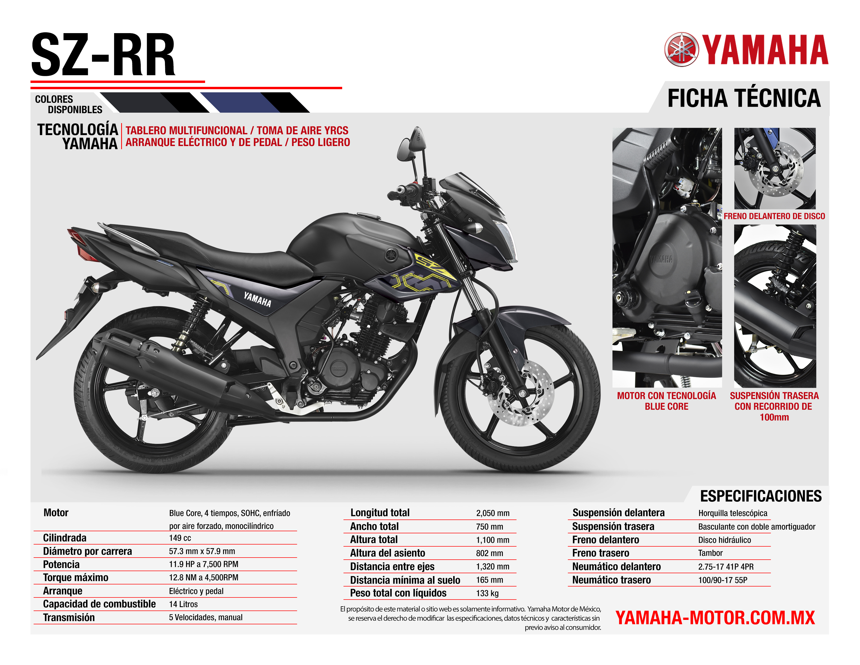 Al borde Excursión Pez anémona SZ-RR Versión 2.0 | Yamaha Motor México